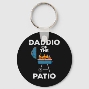 Daddio of the Patio Funny Grillen Rbecue Grilling Schlüsselanhänger