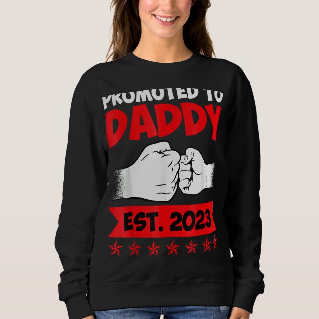 Daddy 2023 Daddy to be 2023 Sweatshirt (Vorderseite)