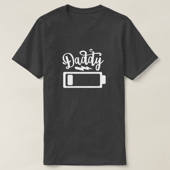Daddy Akku Level T-Shirt (Design vorne)