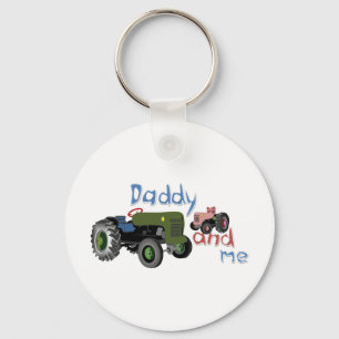 Daddy and Me Girl Tractors Schlüsselanhänger