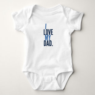 Daddy - Baby Jersey Bodysuit Strampler