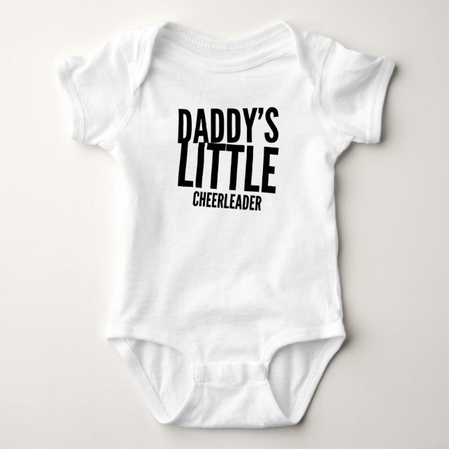 Daddy - Baby Jersey Bodysuit Strampler (Vorderseite)