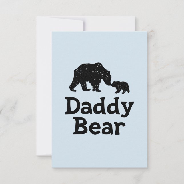 Daddy Bar Vathers Day Vater Gift Karte (Vorderseite)
