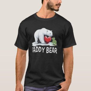 Daddy Bear Autismus-Bewusstsein-Shirt Hübsches rot T-Shirt