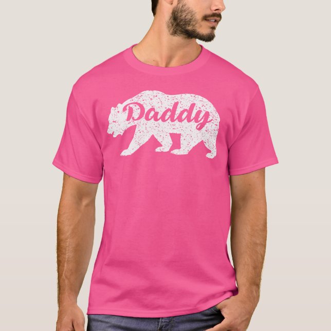 Daddy Bear Funny Vater Camping T-Shirt (Vorderseite)
