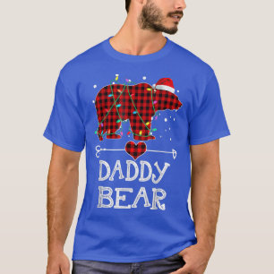 Daddy Bear Red Kariert Pajama Bär mit Feenlicht T-Shirt