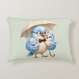 Daddy Bird Akzent-Kissenbezug Familienheim-Dekor Dekokissen