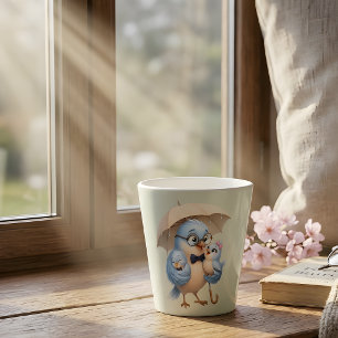 Daddy Bird Family Latte Tasse