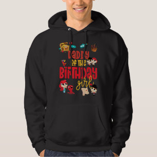 Daddy Birthday Girl Pirate Birthday Party Thema Oc Hoodie