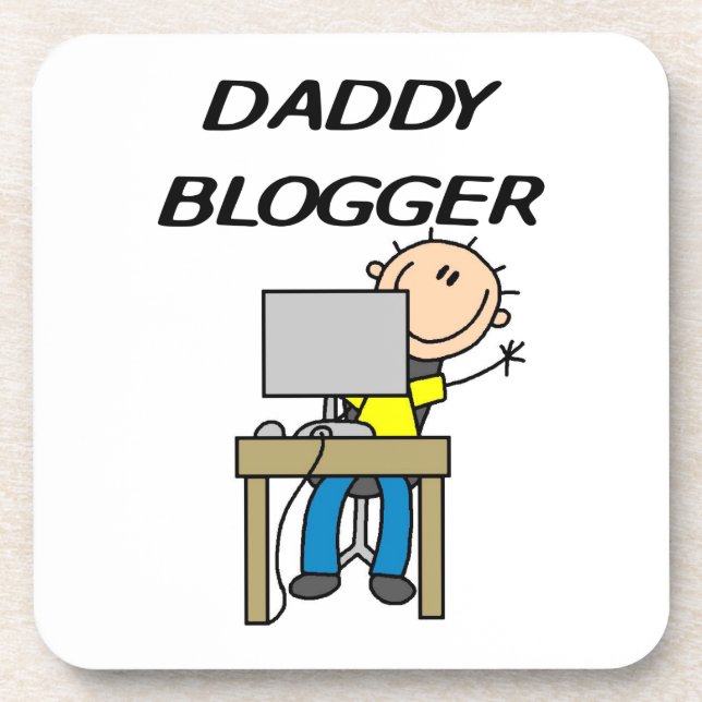 Daddy Blogger Getränkeuntersetzer (Vorderseite)
