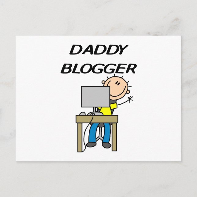 Daddy Blogger Postkarte (Vorderseite)