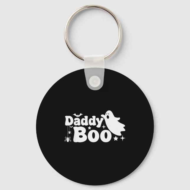 Daddy Boo Funny Ghost Halloween Family Matching  Schlüsselanhänger (Vorderseite)
