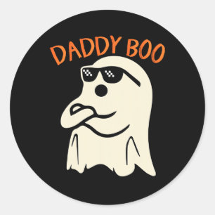 Daddy Boo Halloween Familie Matching Kostümgespens Runder Aufkleber