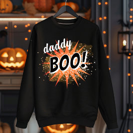 Daddy Boo | Orange Halloween Sweatshirt