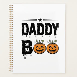 Daddy Boo Vintage Halloween-Kürbis-Shirt-Design_1 Planer