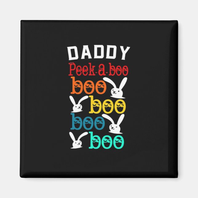 Daddy Bunny Game for Men_s Novelty Magnet (Vorne)