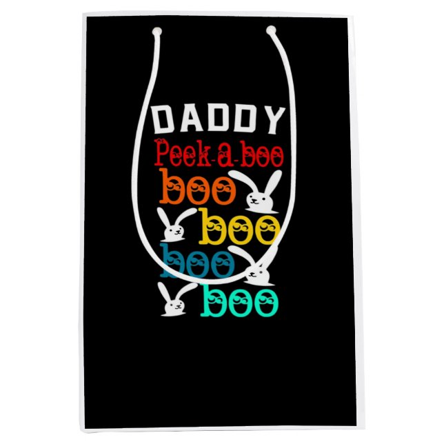 Daddy Bunny Game for Men_s Novelty Mittlere Geschenktüte (Vorderseite)