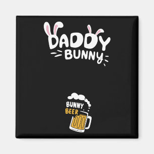 Daddy Bunny Oaster Shirt schwangere Mama Matching Magnet