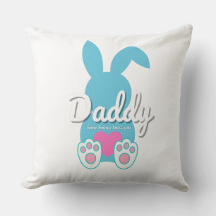 	Daddy Bunny Wurfkissen – Ostergeschenk für Papa Kissen