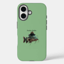 Daddy Catfish Dark Sea Green iPhone 16 Tough Case
