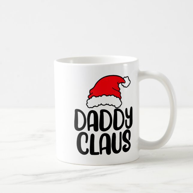 Daddy Claus, Family Matching Christmas Father Men  Kaffeetasse (Rechts)