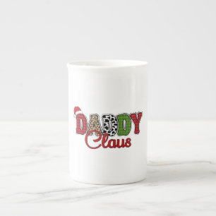 Daddy Claus Kariert Pattern-60095 Prozellantasse