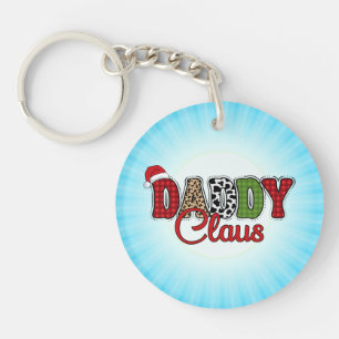 Daddy Claus Kariert Pattern-60095 Schlüsselanhänger