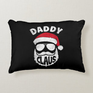 Daddy Claus Santa Claus Funny Christmas Matching P Dekokissen