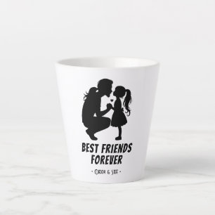 Daddy-Daughter Best Friend Forever - Individuelle Milchtasse