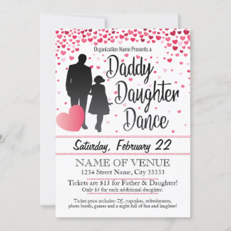 Daddy Daughter Dance Einladung