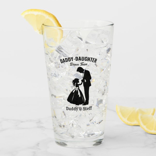 Daddy-Daughter Dance Team (2) Glas (Vorderseite Ice)