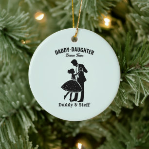 Daddy-Daughter Dance Team (4) T - Shirt Keramik Ornament