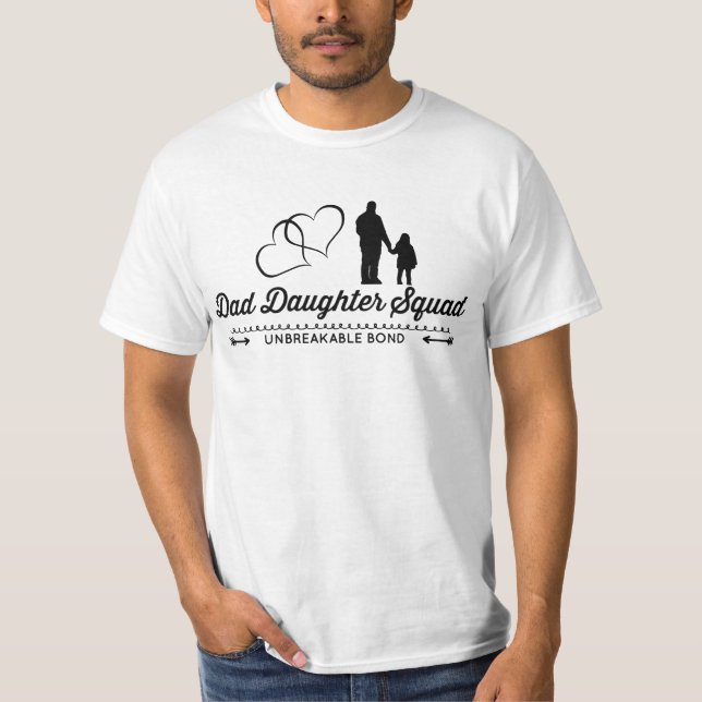 Daddy Daughter Squad - T - Shirt für unzerbrechlic (Vorderseite)