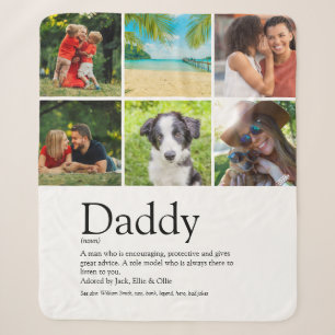 Daddy Definition Modern 6 FotoCollage Sherpadecke