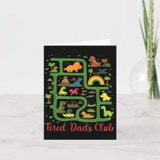 Daddy Dinosaur Dino Land Karte Müder Väter Club