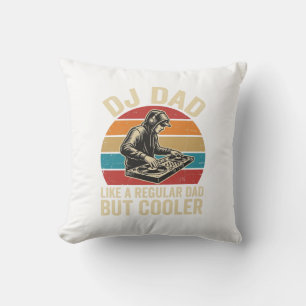 Daddy DJ, aber cooler Vintage-Sonnenuntergang-Vekt Kissen