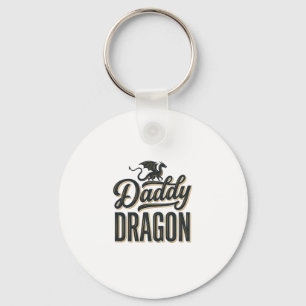 Daddy Dragon Vintage Gravur Shirt Design_1 Schlüsselanhänger