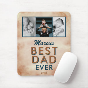 Daddy, du bist mein Helden Vater Foto Vatertag Mousepad