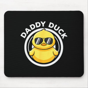 Daddy Duck Vater Ich liebe Enten Familienliebhaber Mousepad