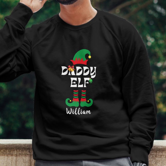 Daddy elf Familie passend Weihnachtsausstattungsna T-Shirt (Von Creator hochgeladen)