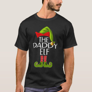 Daddy Elf Family Group Matching Christmas Party Pa T-Shirt