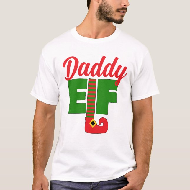 Daddy Elf T-Shirt (Vorderseite)