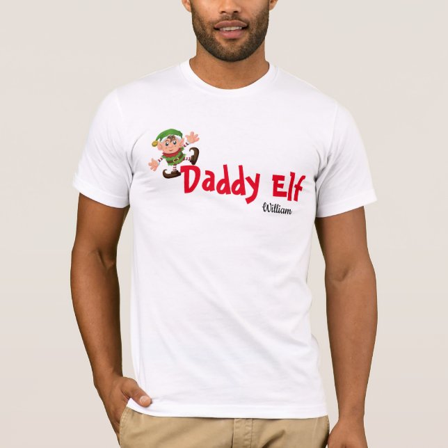 Daddy Elf T-Shirt (Vorderseite)