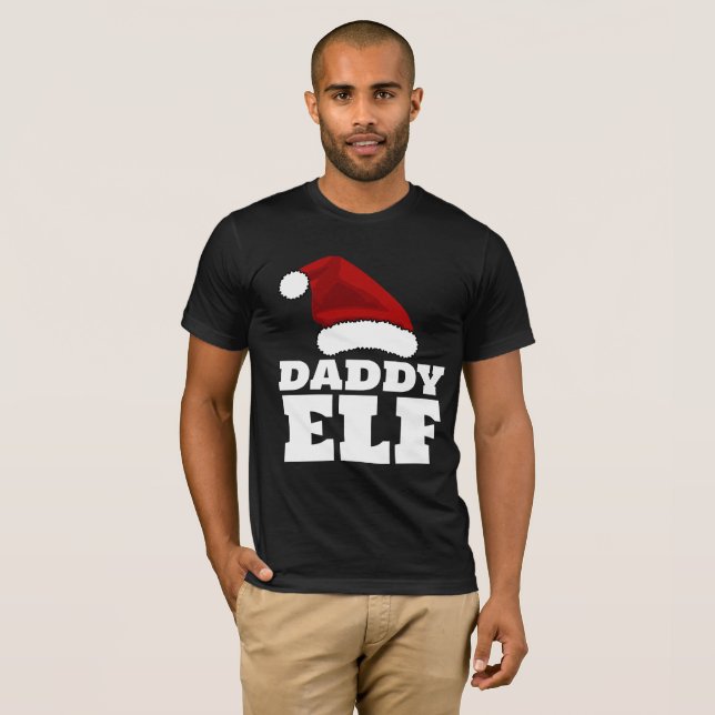 DADDY ELF VATER CHRISTMAS T - SHIRT (Vorne ganz)