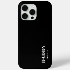 Daddy Est custom Black &White iPhone / iPad case