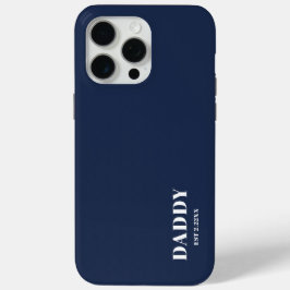 Daddy Est custom Navy Blue iPhone / iPad case