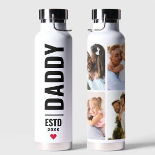 Daddy Established Benutzerdefiniertes Datum 4 Fo Trinkflasche