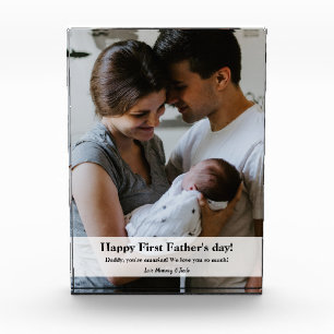 Daddy Family Foto Personalisiert Erster Vatertag