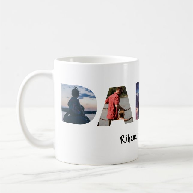 Daddy Father's day personalized photo gift  Kaffeetasse (Links)