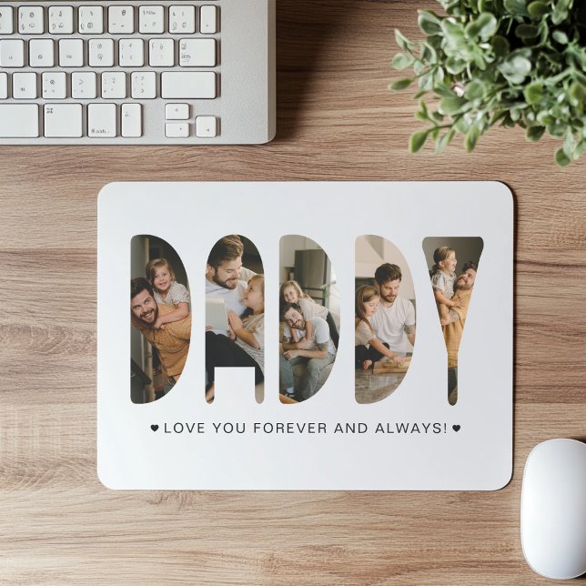DADDY Foto Briefe Vatertag Mousepad (Von Creator hochgeladen)
